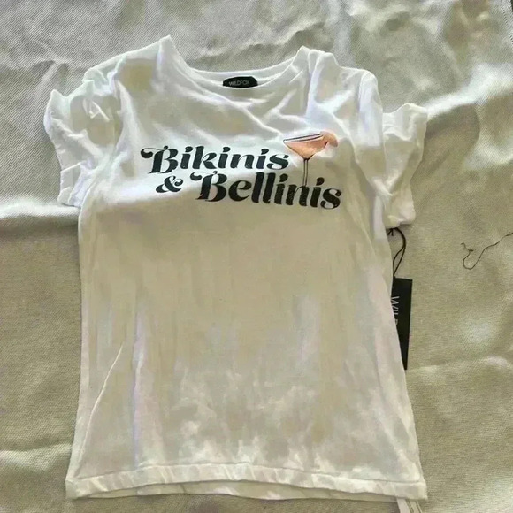 WILDFOX Bikinis & Bellinis Graphic t NWT - Picture 2 of 2